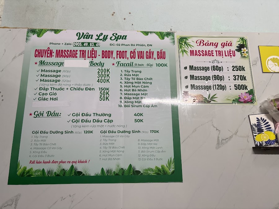 Van Ly Spa & Massage