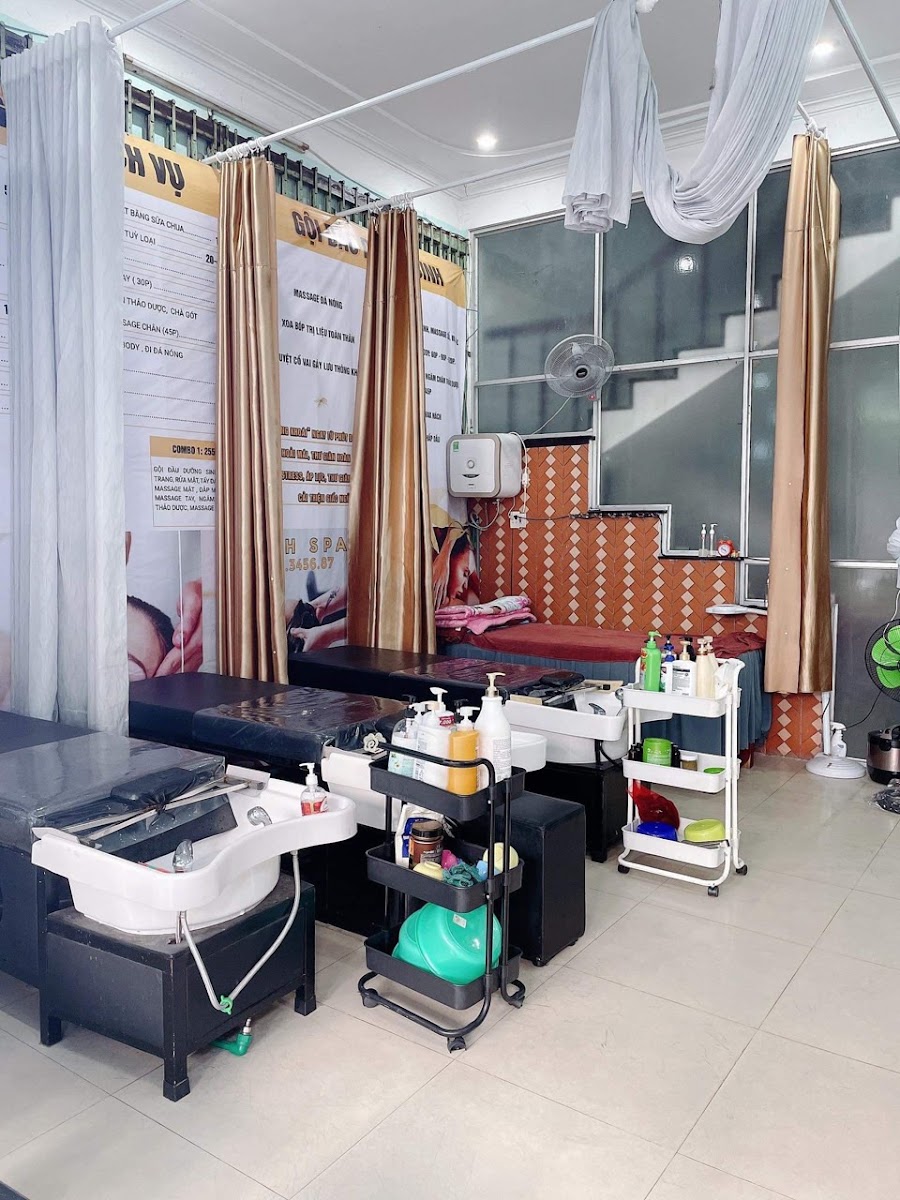 Gội đầu dưỡng sinh ,massge cổ vai gáy Linh Spa