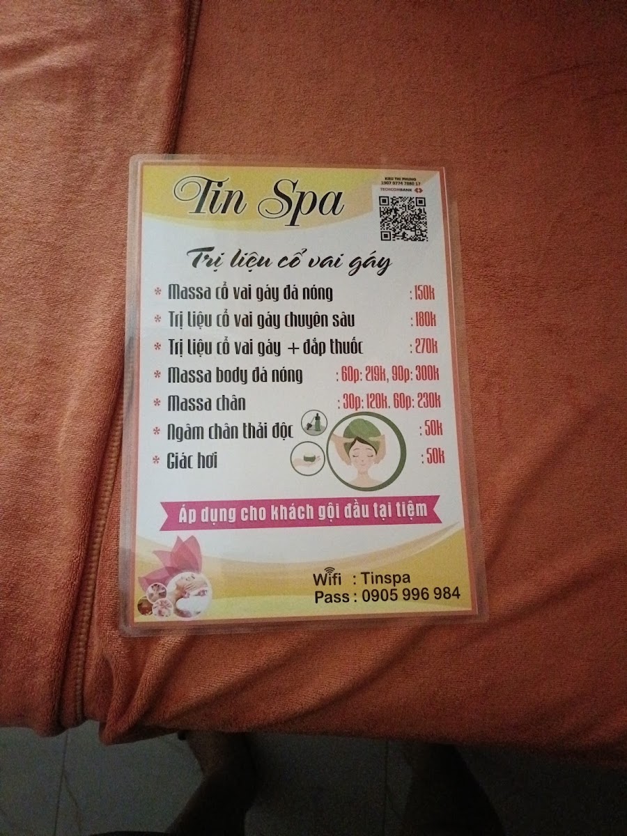 TIN spa gội đầu dưỡng sinh thư giản