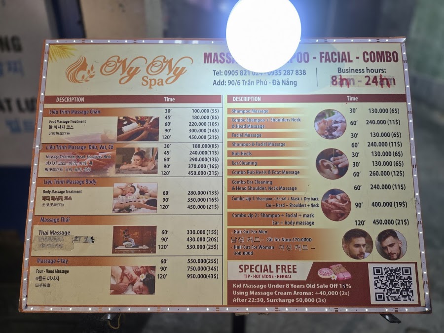 Spa Ny Ny | 뉴욕 스파 | 纽约温泉. ( Foot massage - Head, shoulders, neck massage - Body massage - Thai massage - Four Hand - Shampoo