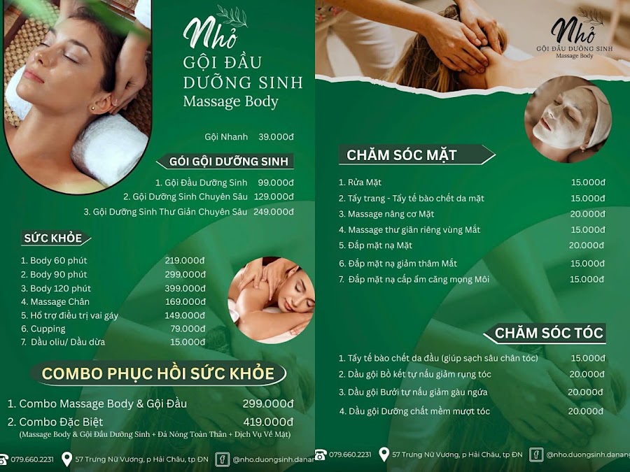 Nhỏ - Gội Đầu Dưỡng Sinh